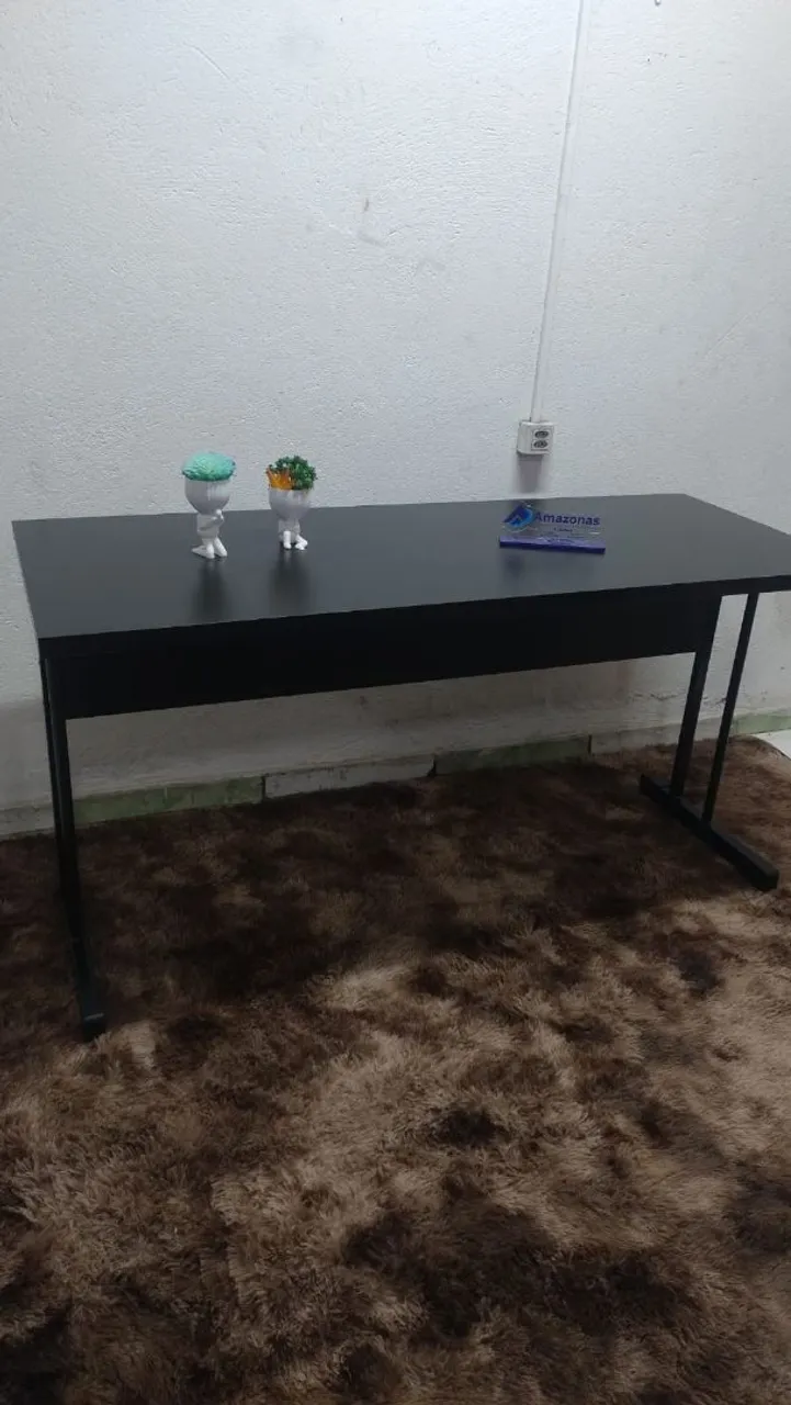 Mesa de Escritório Preta - Usada