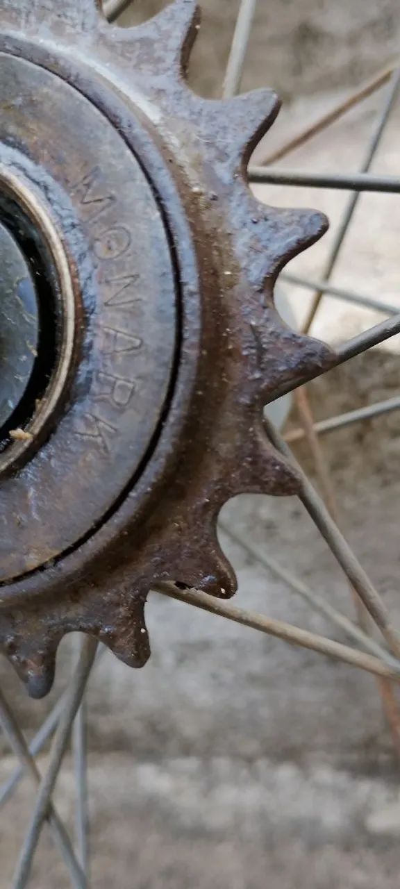 Roda de ferro Monareta aro 20 - Foto 3