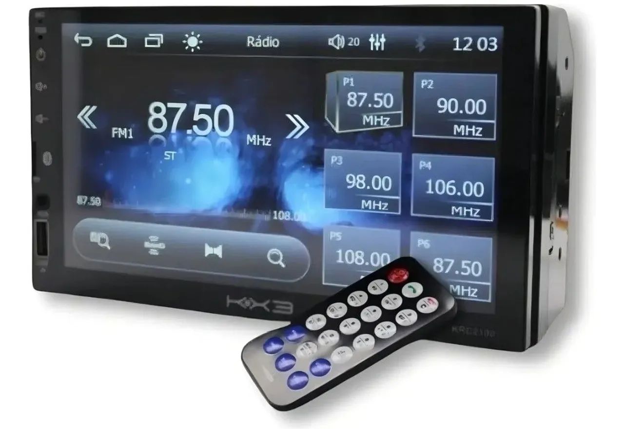 Multimídia 7 Polegadas KRC2100 MP5 - Foto 2