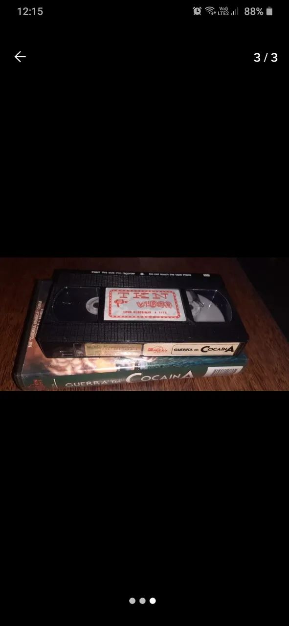 Vhs Guerra da Cocaína  - Foto 3