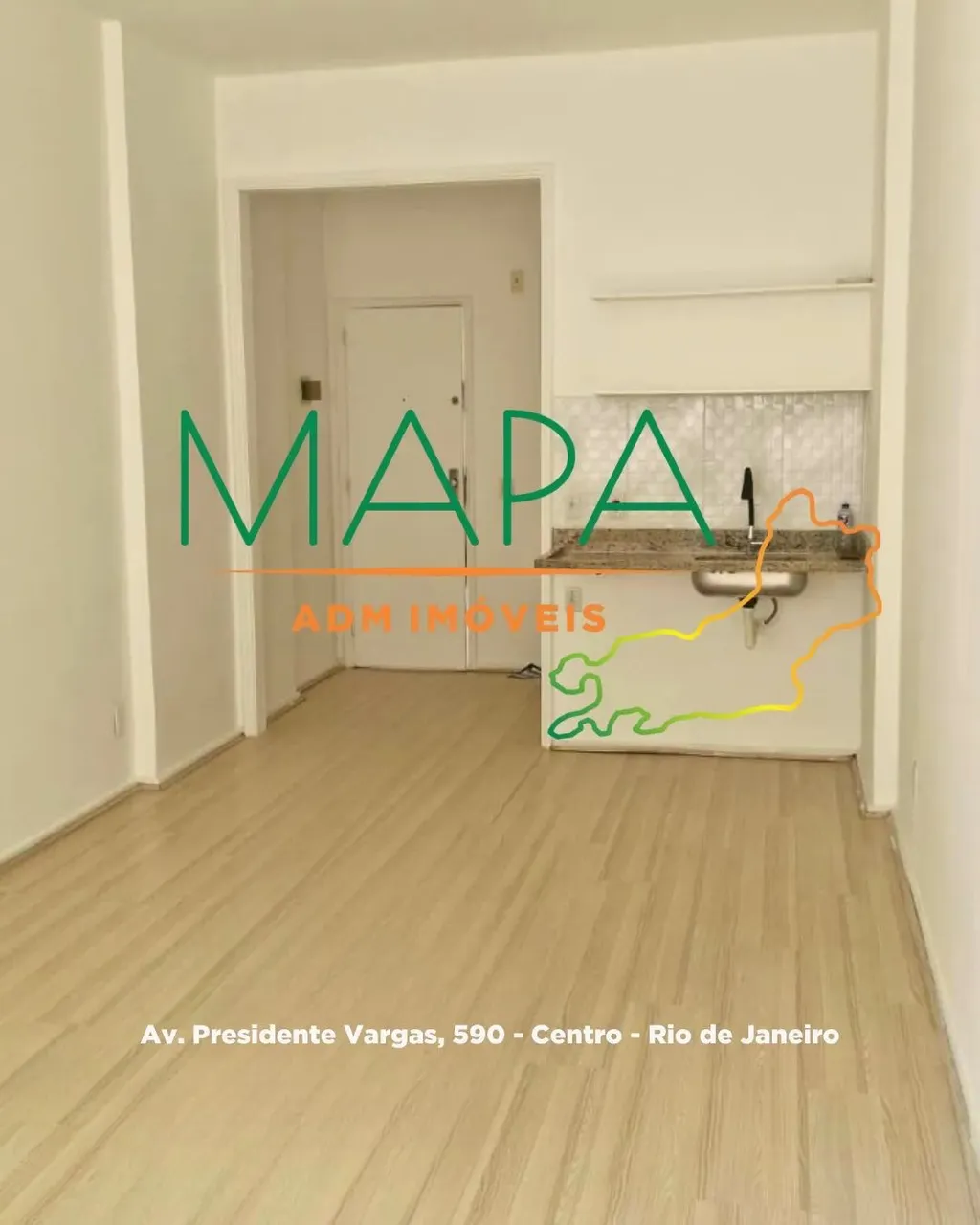 No Centro do Rio de Janeiro - Studio de 28m², totalmente reformado!