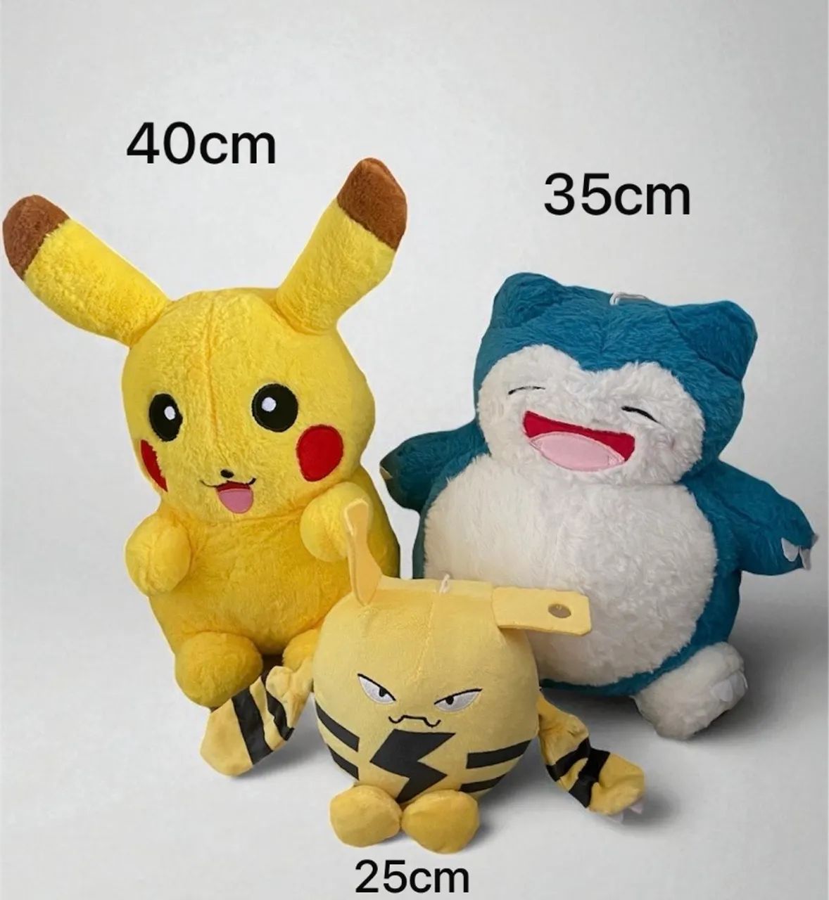 Combo Pokémon(Pikachu,Snorlax e Electabuzz )