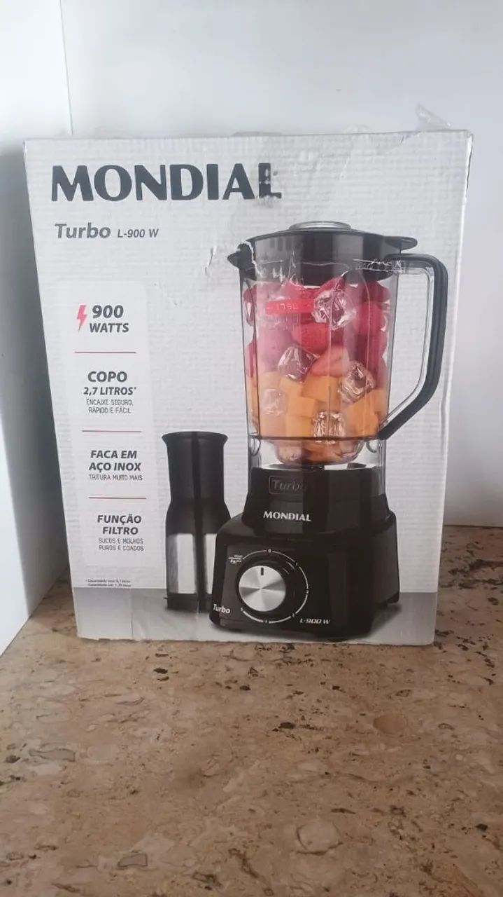 Liquidificador Mondial Turbo L-900W 2,7 Litros - Foto 5