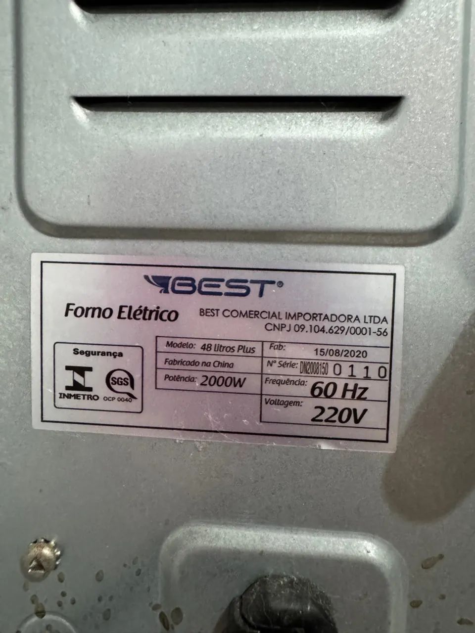 Forno Elétrico Best - Usado - Foto 5