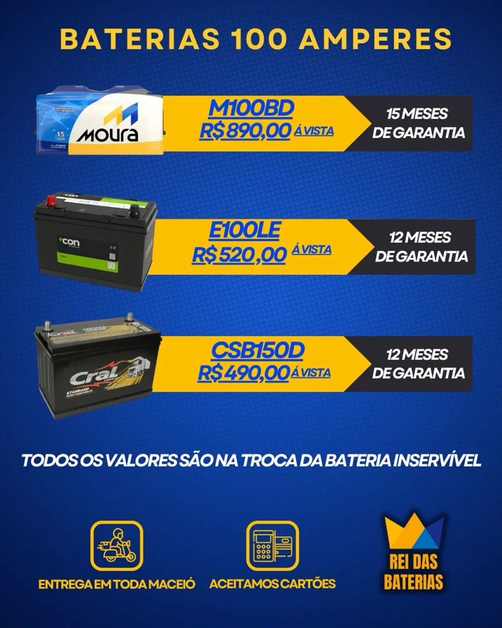 Baterias linha leve pesada Preços Imbatíveis Qualidade Garantida!! - Foto 2