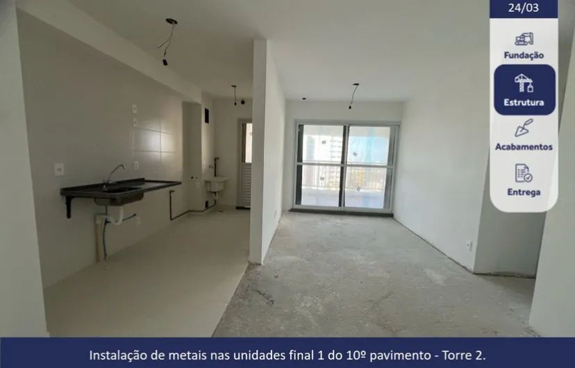 Alugo apartamento 67m com 2 banheiros 1 vaga garagem - Foto 6
