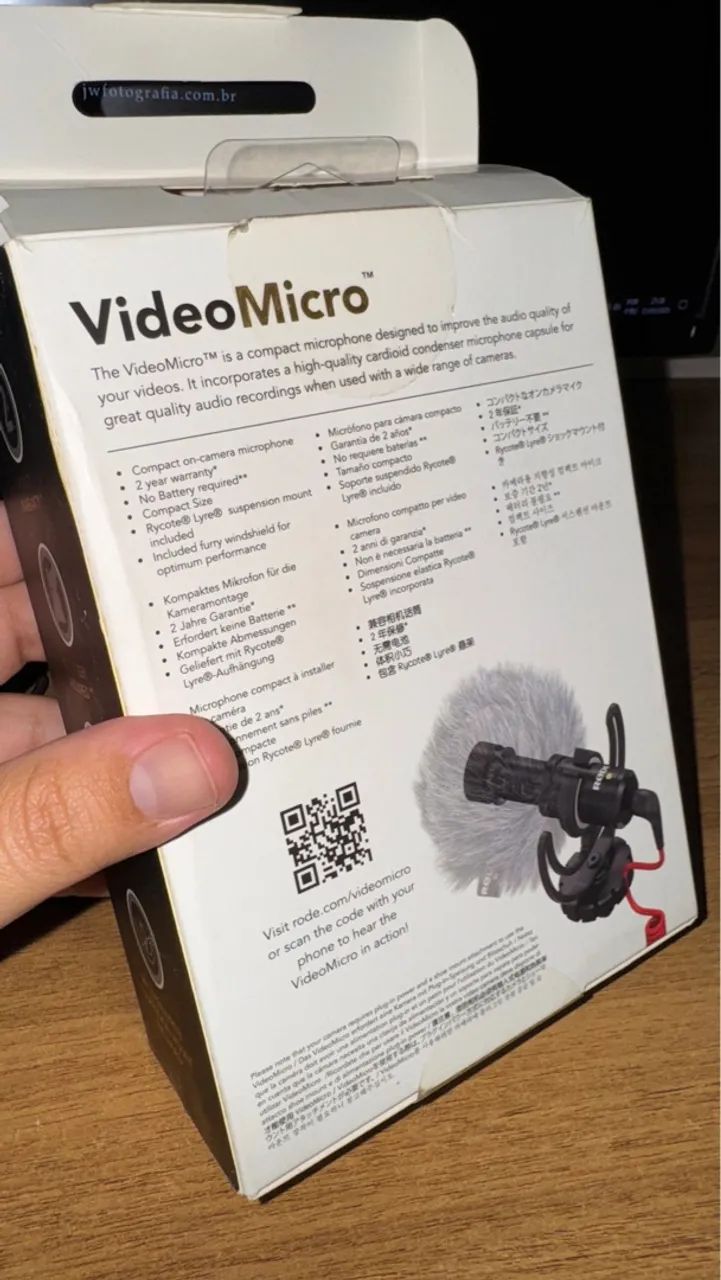 Microfone RODE VideoMicro - Foto 4