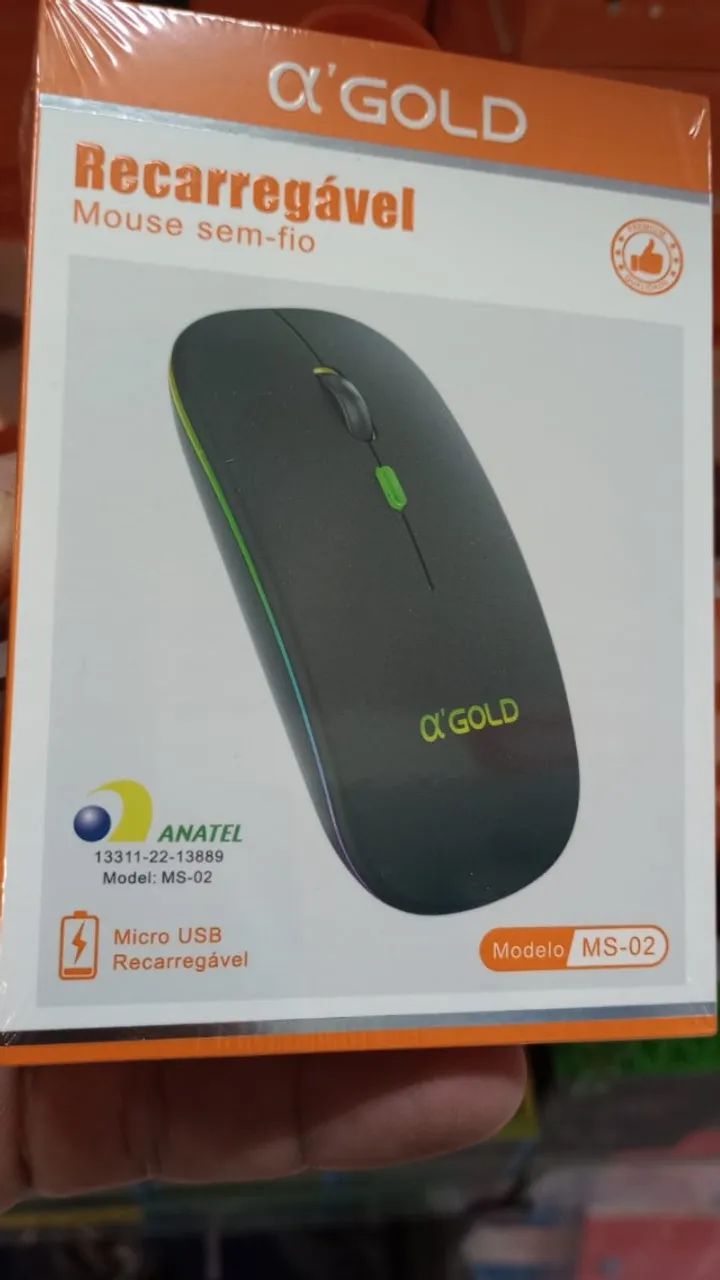 Mouse Regarregavel Sem Fio, (entregmos) - Foto 2