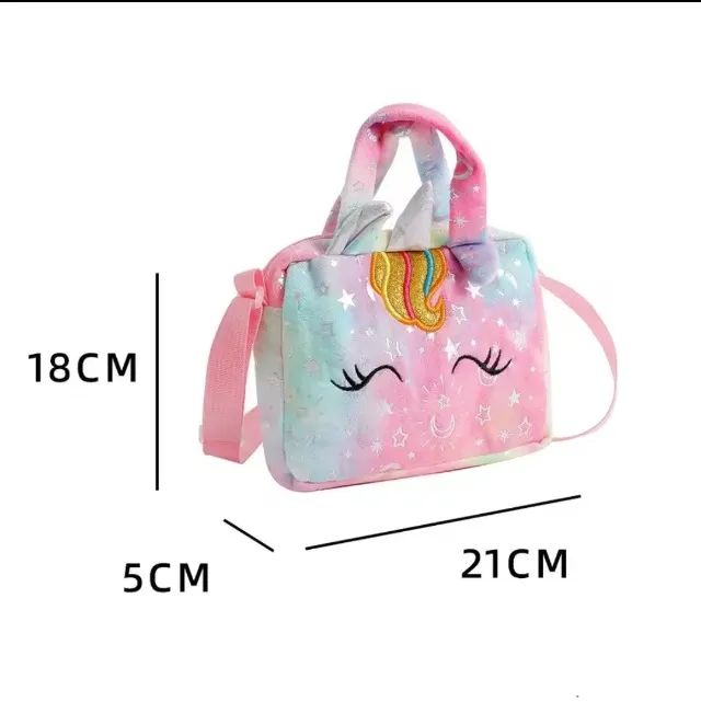 Bolsa de unicórnio para meninas 5 a 7 anos. - Foto 2