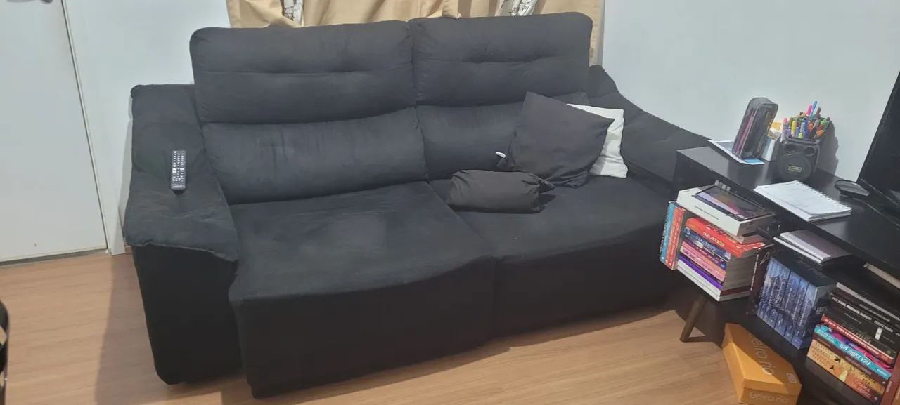 Sofá retrátil 2 lugares *Doação pra retirar hoje*