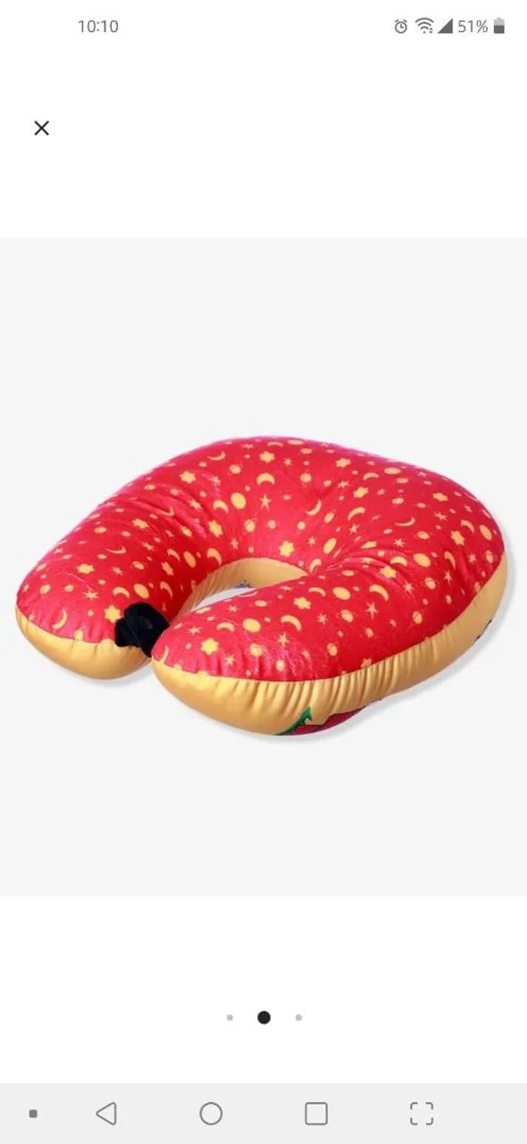 Travesseiro de Viagem Snoopy com massageador - Foto 2