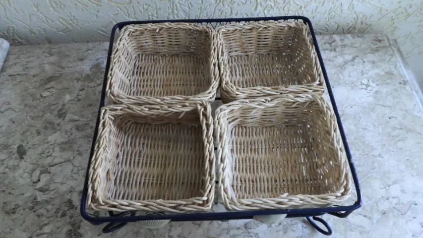 PETISQUEIRA VIME COM SUPORTE METAL- TEMA PRAIA DECORAÇÃO - Foto 2