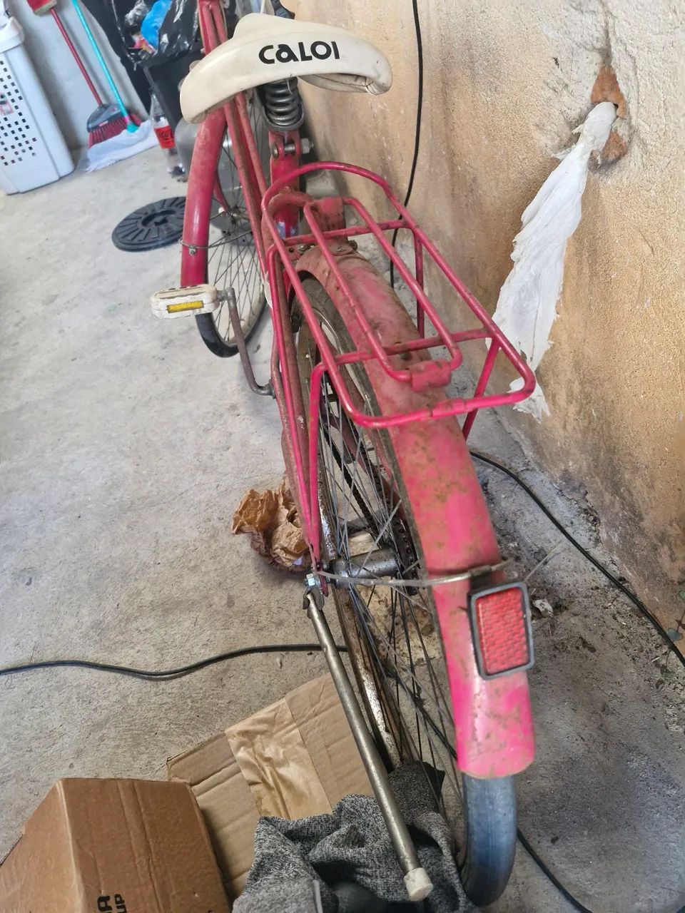Bicicleta Caloi rosa