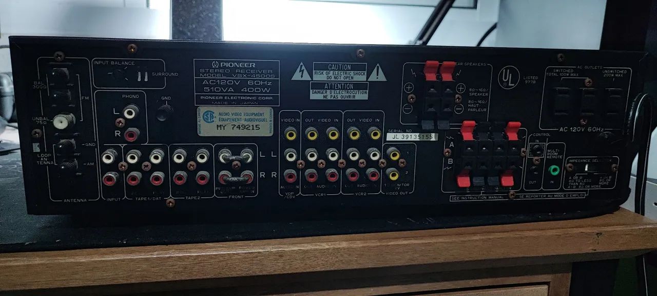 Receiver Pioneer VSX-4500S - Foto 5