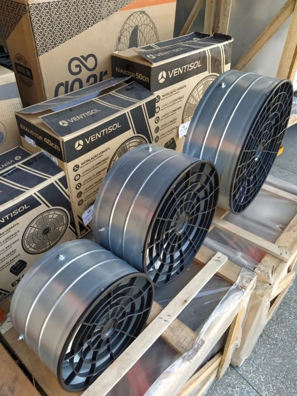Ventilador Axial Exaustor Industrial Ventisol 30cm 40cm e 50cm 110V e 220V Premium - Foto 4