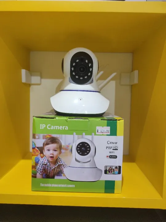 Câmera IP Wi-Fi Cnvif P2P HD - Segurança para sua casa!