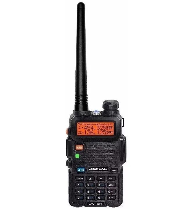 Rádio Comunicador HT Dual Band UHF VHF UV-5R com FM Fone de Ouvido PTT - Foto 4