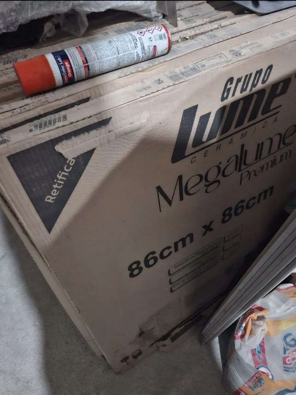 Piso cerâmico cinza  0,86x0,86  - Foto 2