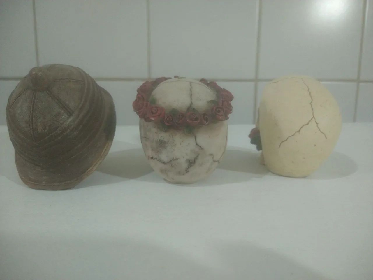 3 Crânio caveira em resina  - Foto 4