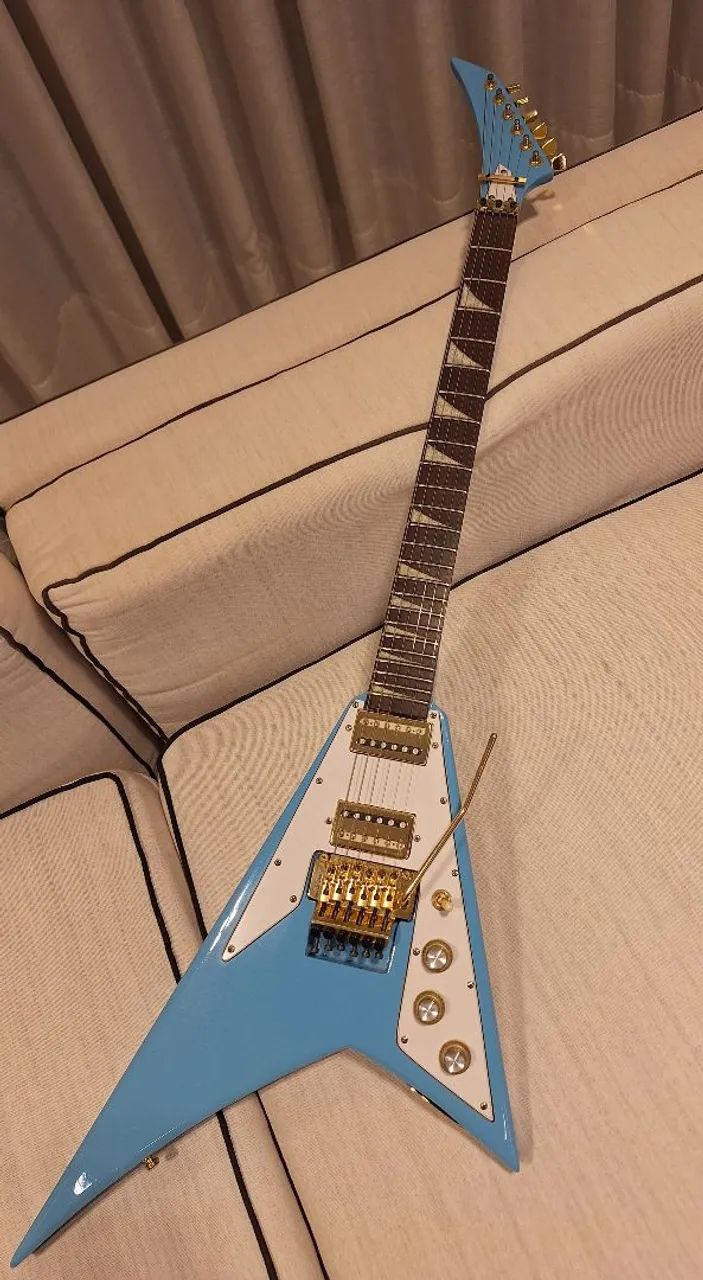 Guitarra Flying V, estilo Jackson - Foto 2