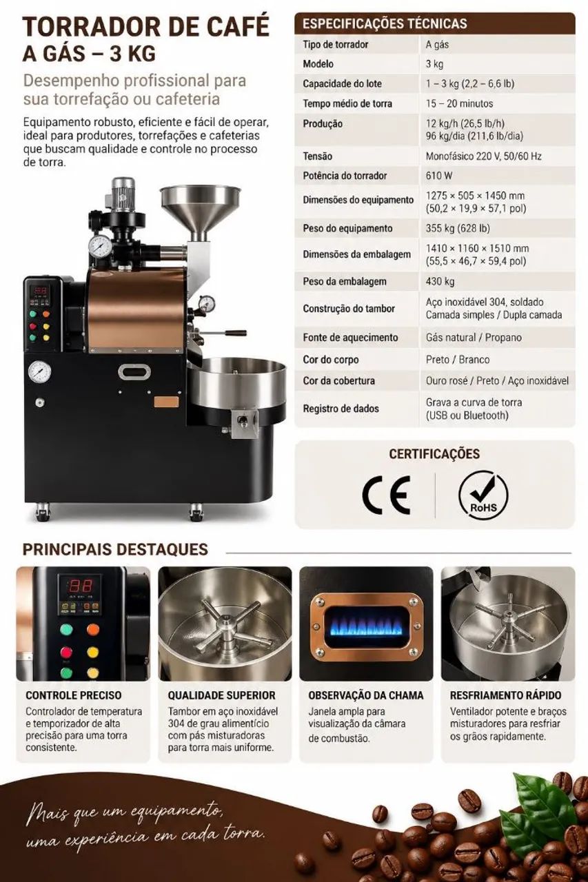 Torrador de café  - Foto 2