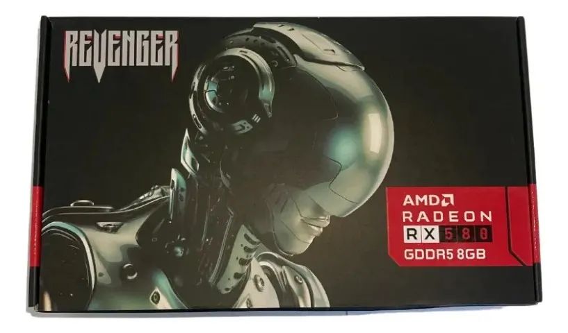 Placa De Video Amd Radeon Rx580 8gb Gddr5 256 Bits Revenger - Foto 4