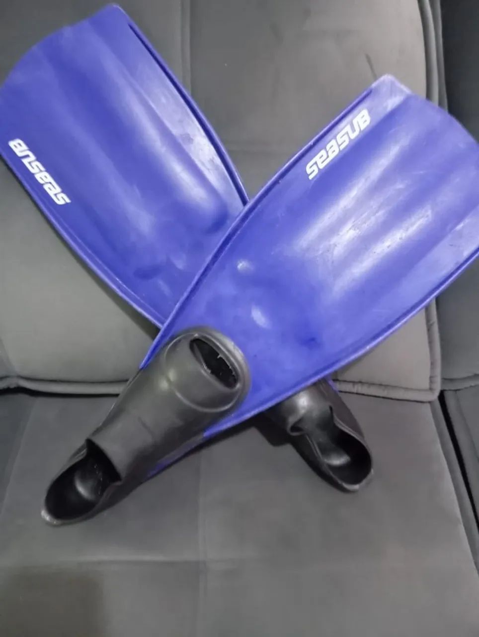 Pé de pato nadadeira