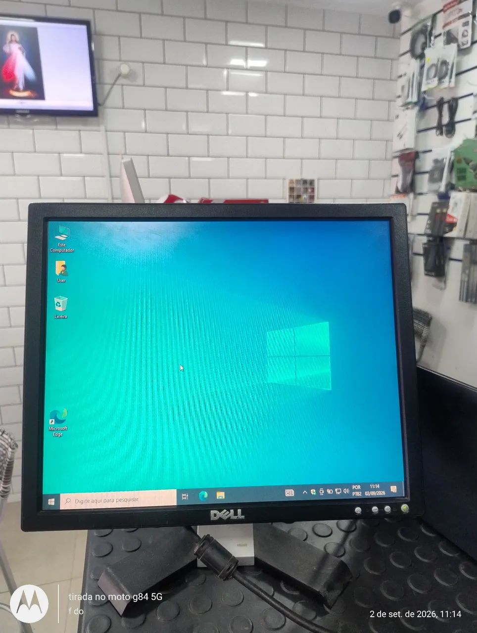 Monitor de LCD DELL 15 Pol modelo E178FPc FUNCIONANDO PERFEITAMENTE. Wattssap: *