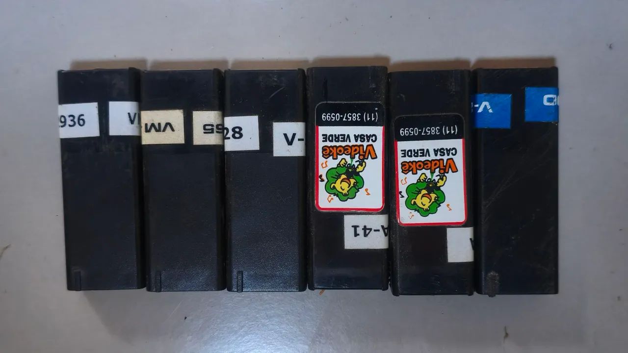 Cartão para videoke lote