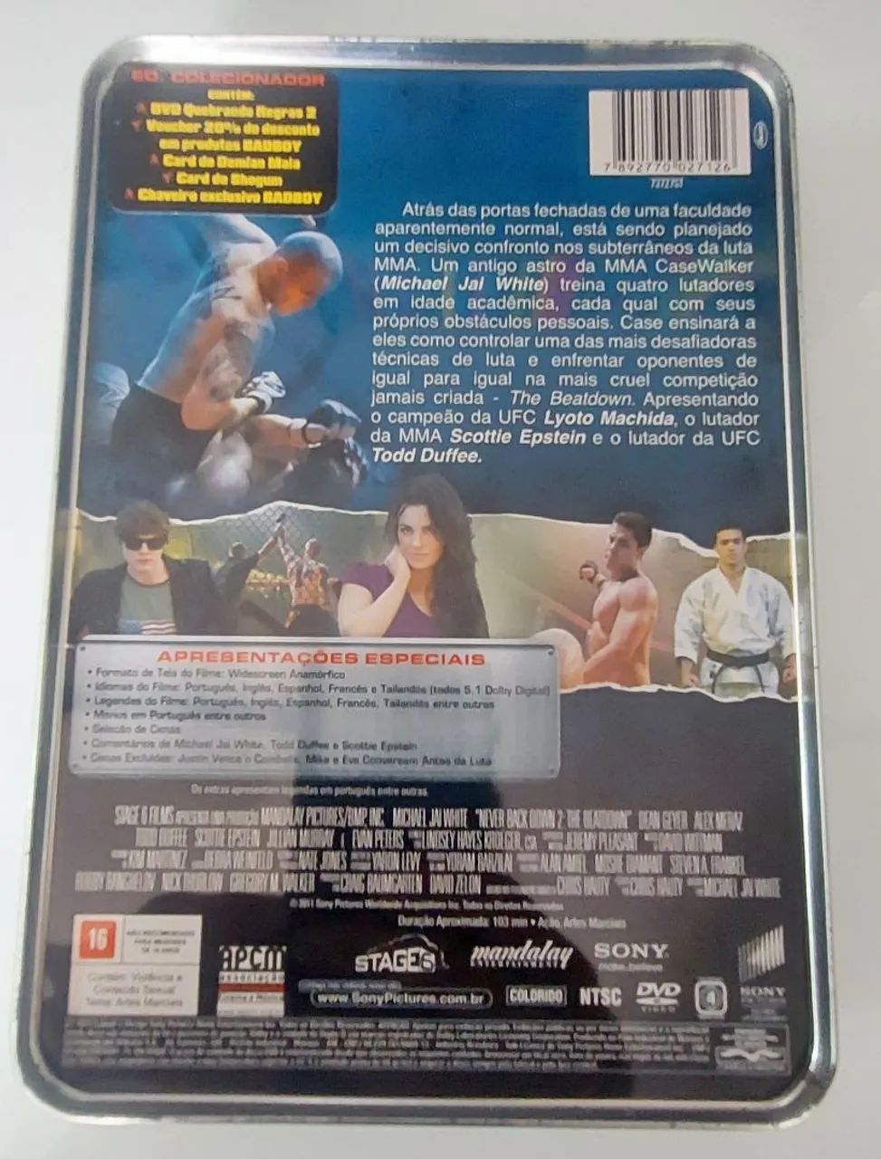 Quebrando Regra 2 dvd + lata+ chaveiro+ cards - Foto 2