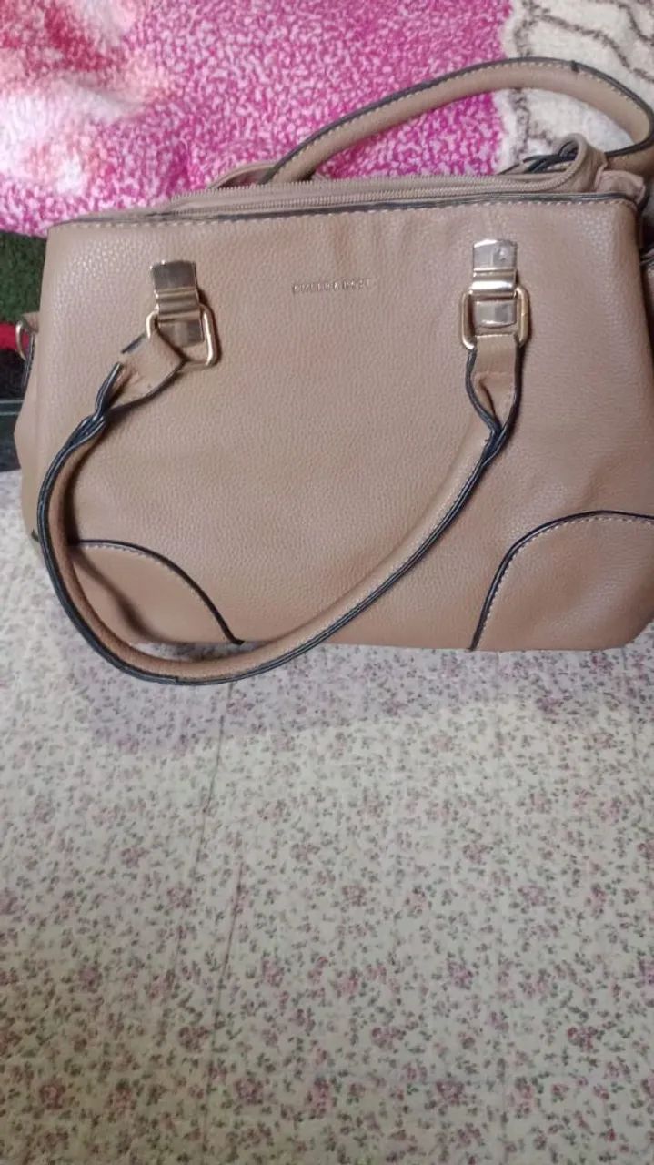 Bolsa Feminina Charles & Keith Caramelo - Elegante, Sofisticada e Atemporal! ? - Foto 4