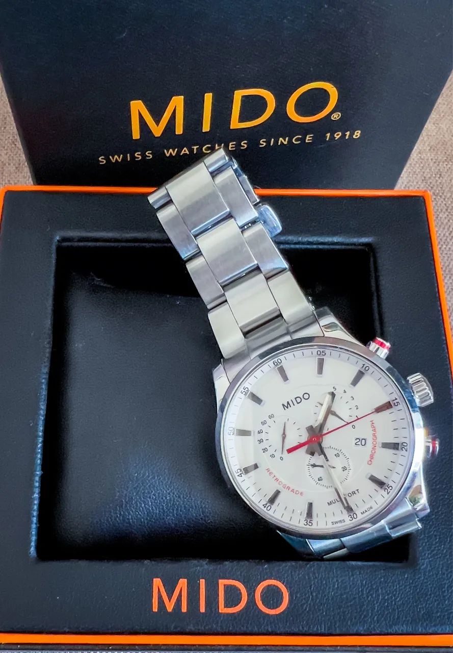 Relógio Mido Multifort Chronograph, Retrograde COMPLETO (Caixa e Manual) - Foto 2