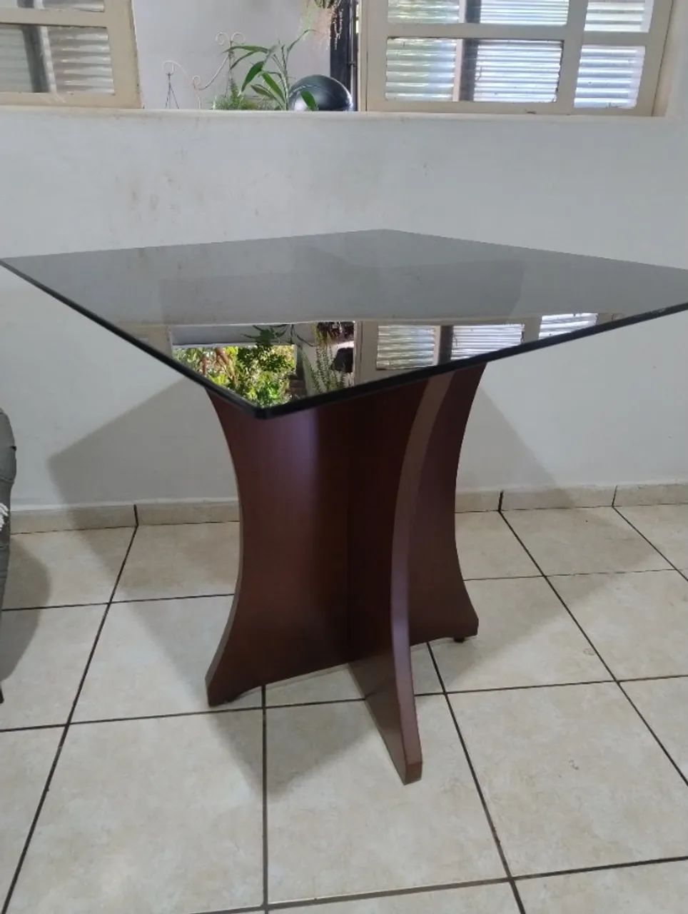 Mesa de jantar de vidro - Foto 4