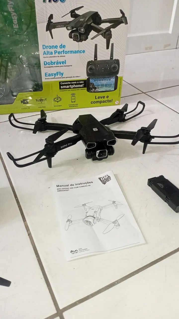 Kit completo+Drone com câmera 4k