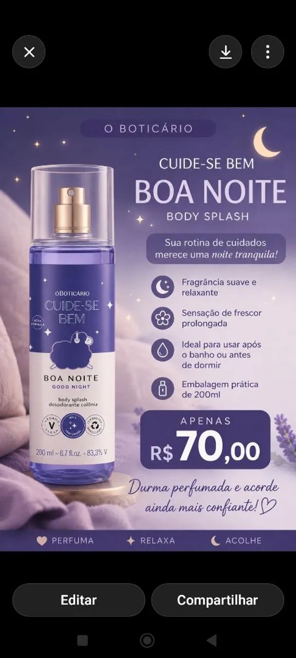 Vendo Body Splash 