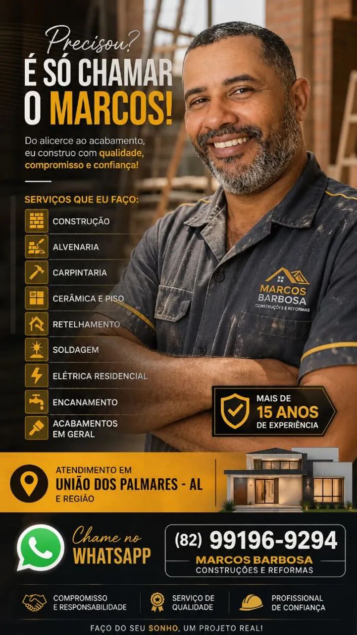 Profissional em várias áreas!