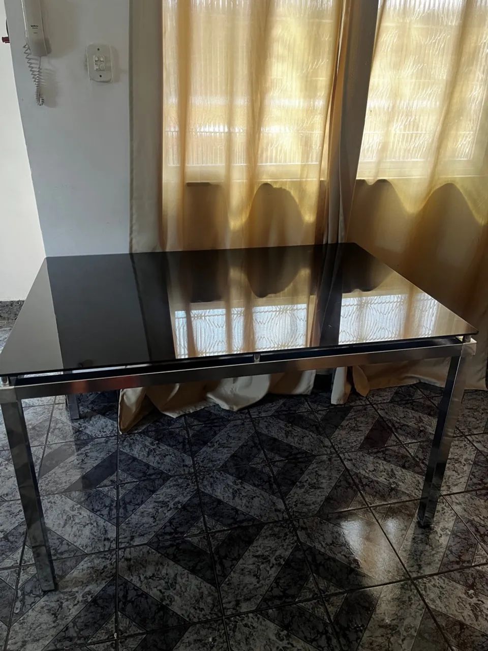 Conjunto de Mesa de Jantar + 4 cadeiras  - Foto 4