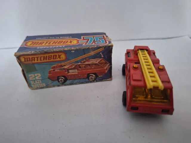 Carrinho Matchbox Antigo Blaze Buster