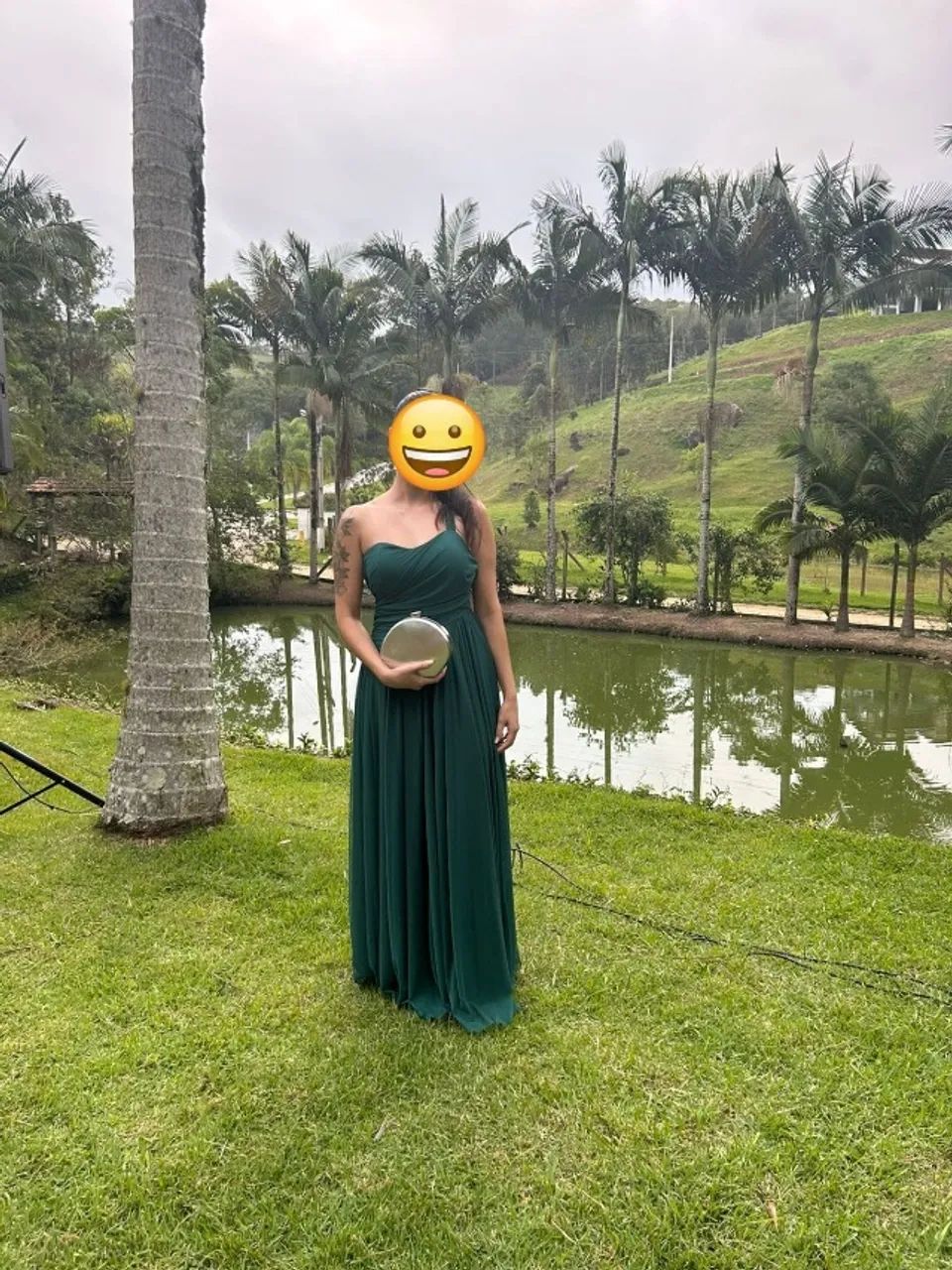 Vestido de festa Verde Esmeralda - Foto 3