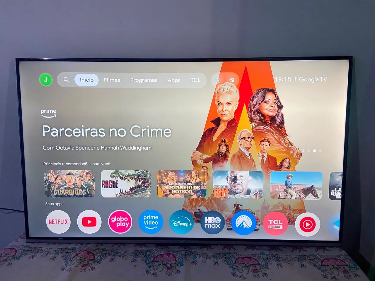 Tv 55 Tcl Android Google tv 4k - Passo Cartão  - Foto 2