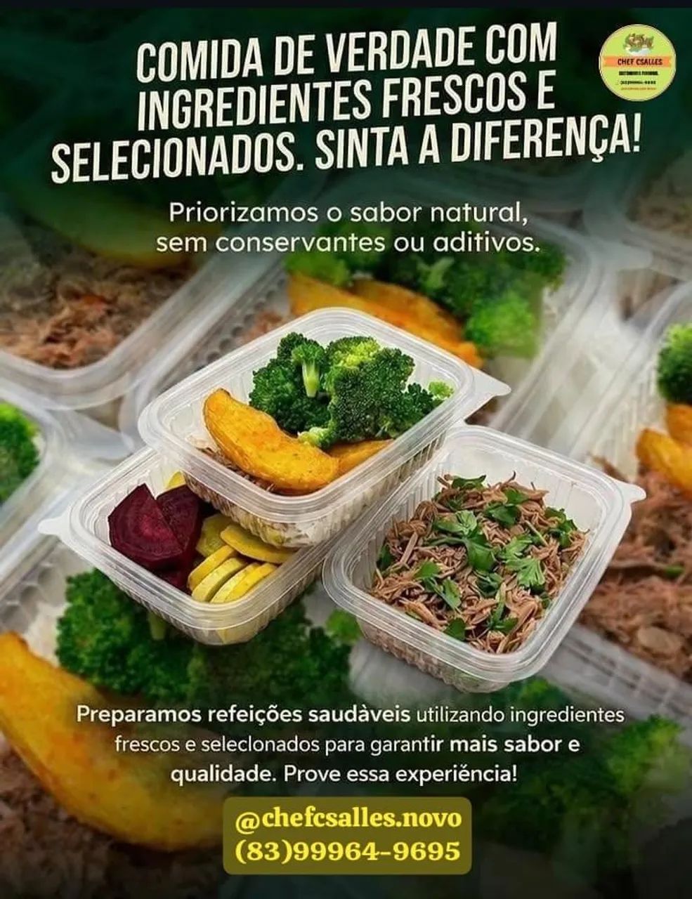 Marmitas congeladas para semana