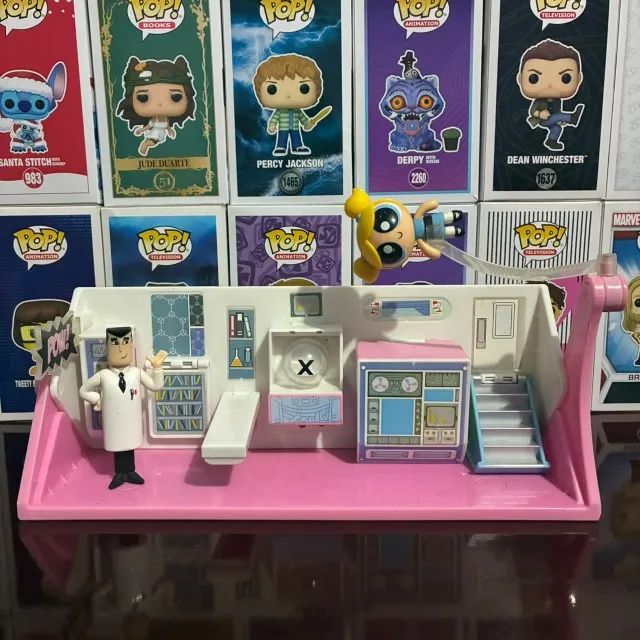 Laboratório e Quarto com Lindinha e Professor Utônio (As Meninas Superpoderosas) - Foto 2