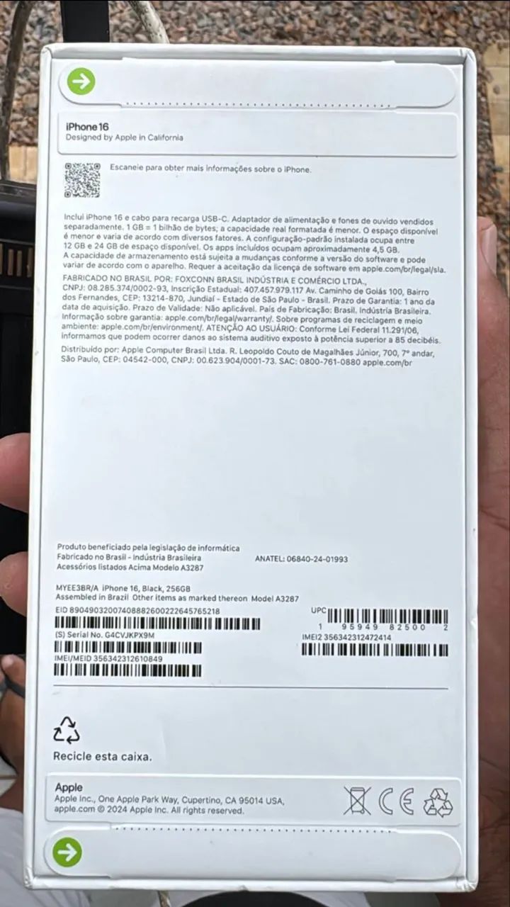 Iphone 16 LACRADO 256gb - Foto 2