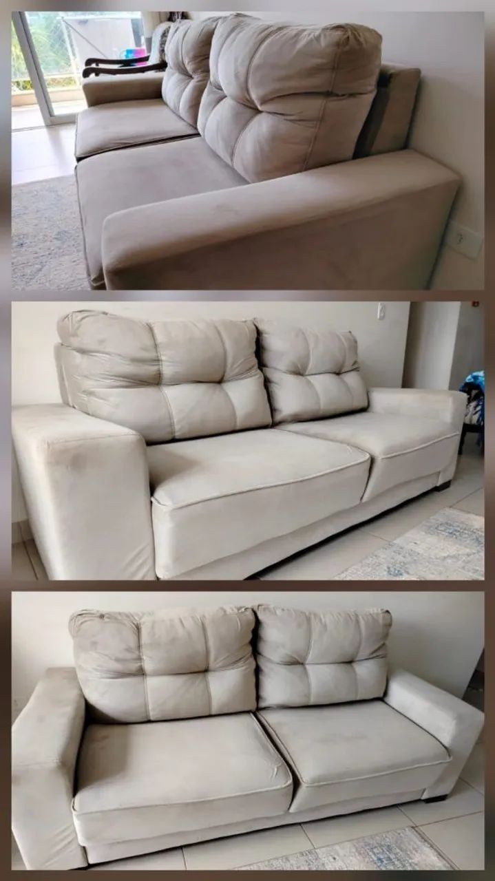 Sofá / Estofado Marjon/ 3 Lugares - Foto 4