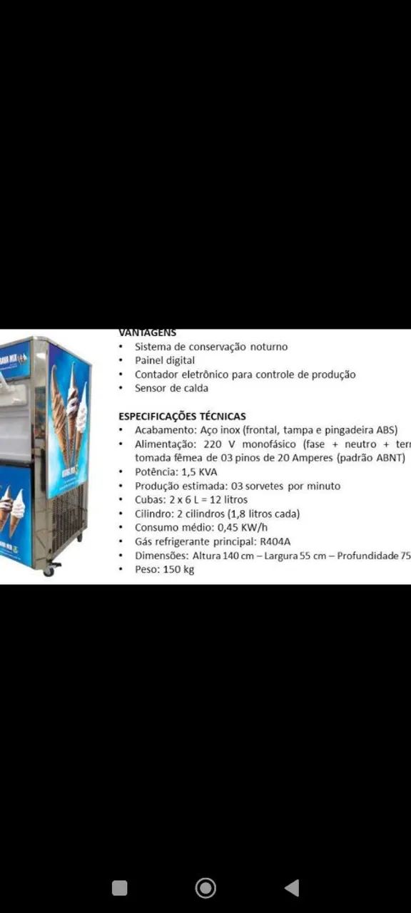 Máquina de sorvete  - Foto 3