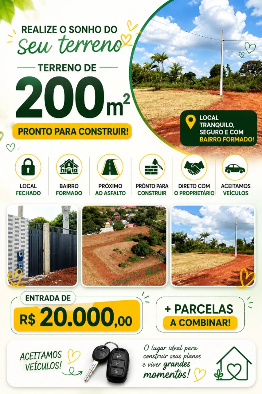 Terreno plano em Sorocaba