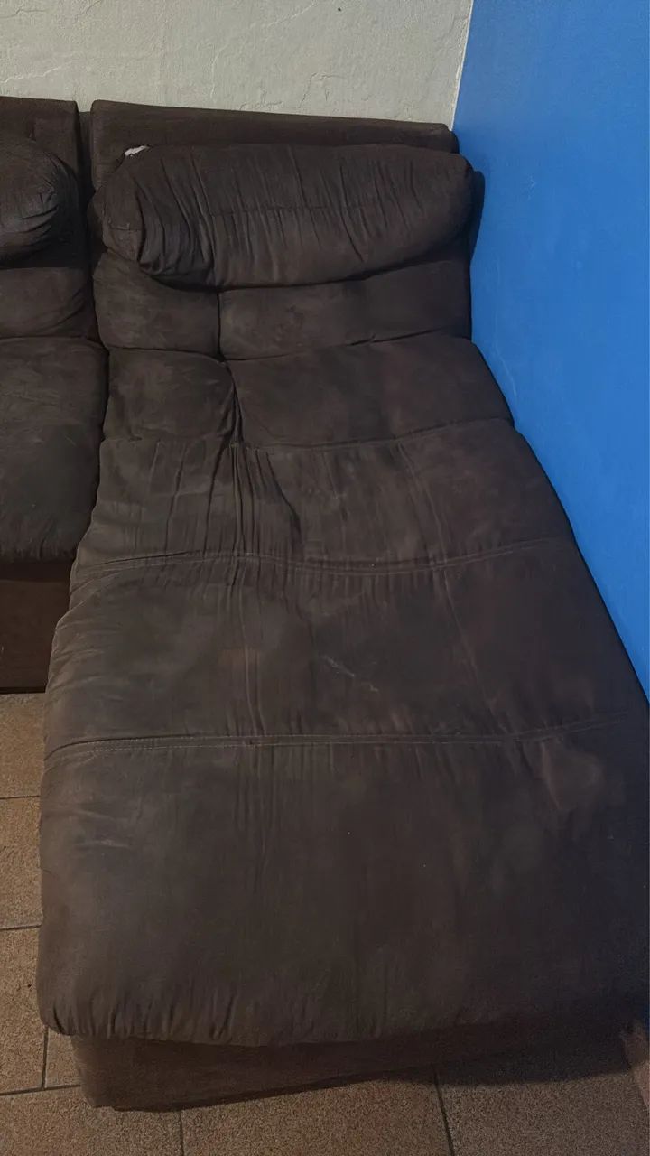 SOFÁ COM CHAISE 3 Lugares  - Foto 4