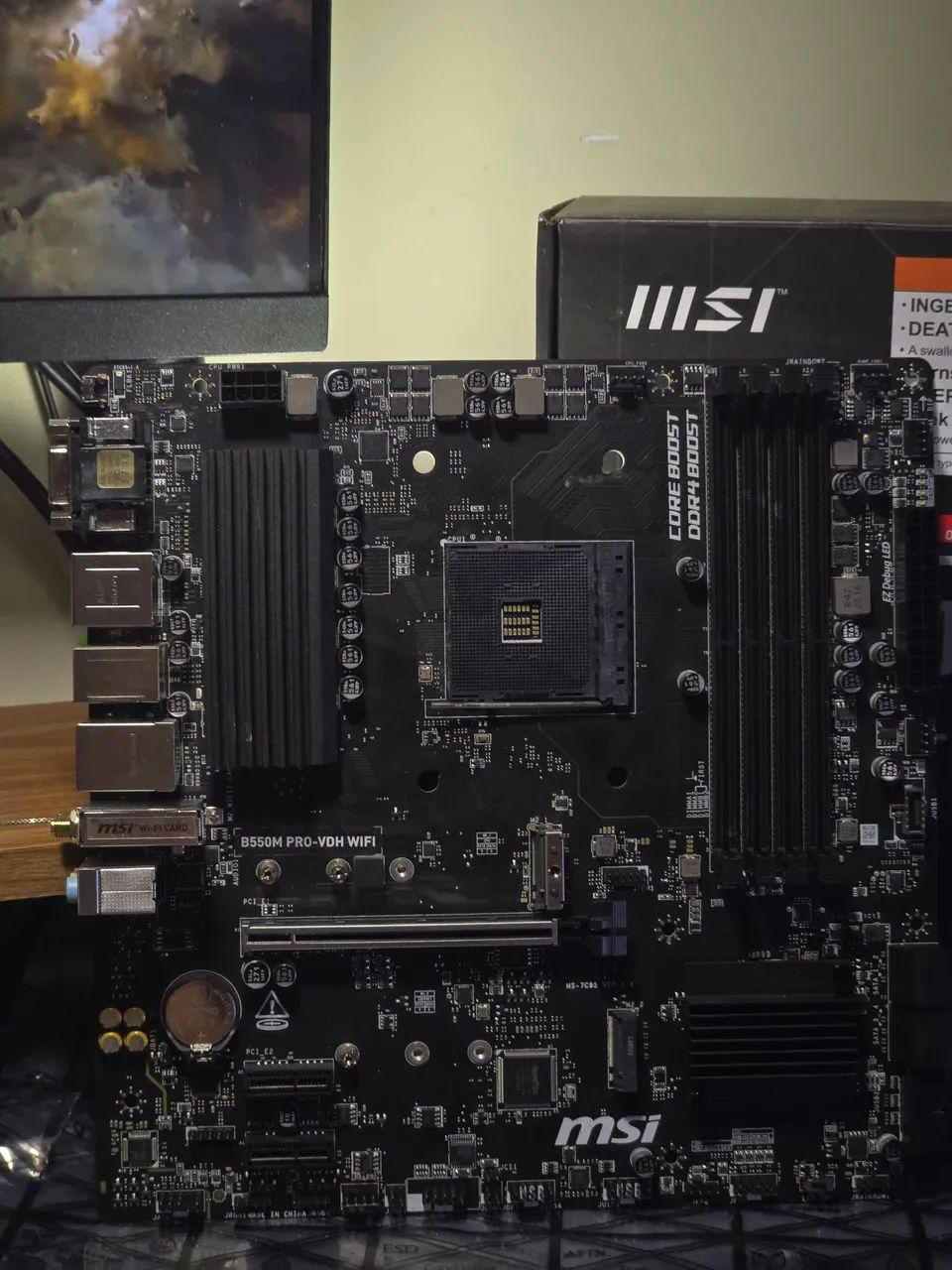 PLACA MÃE MSI B550M-PRO-VDH  - Foto 2