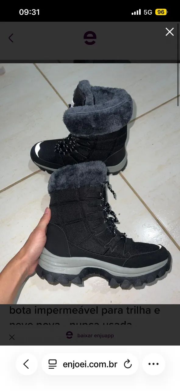 Bota de neve e trekking - nova - Foto 3
