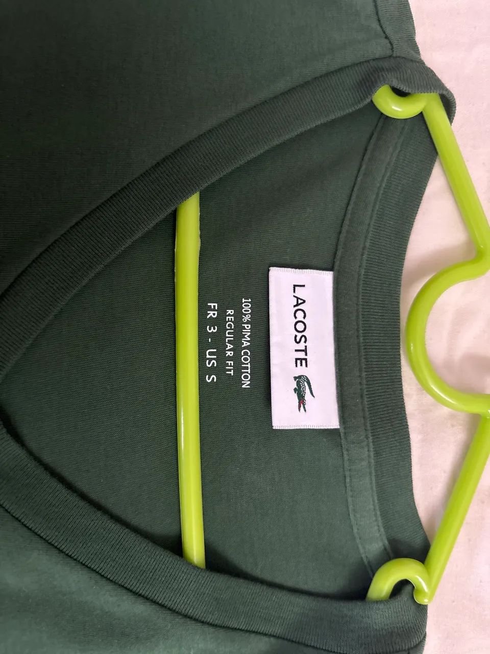 Camisa Lacoste verde P original  - Foto 2